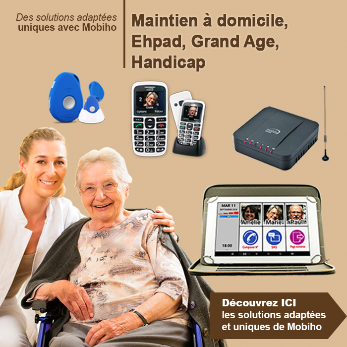 Mobile et tablette pour personne âgée des solutions uniques
